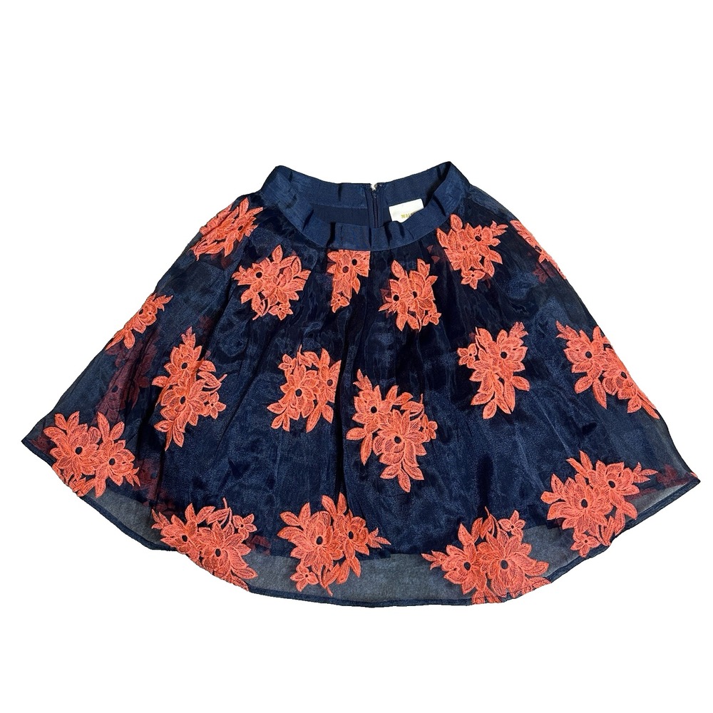 Anthropologie Maeve Women's Pome Blossom Skirt Size 2 Fairy Coquette Girly Femme